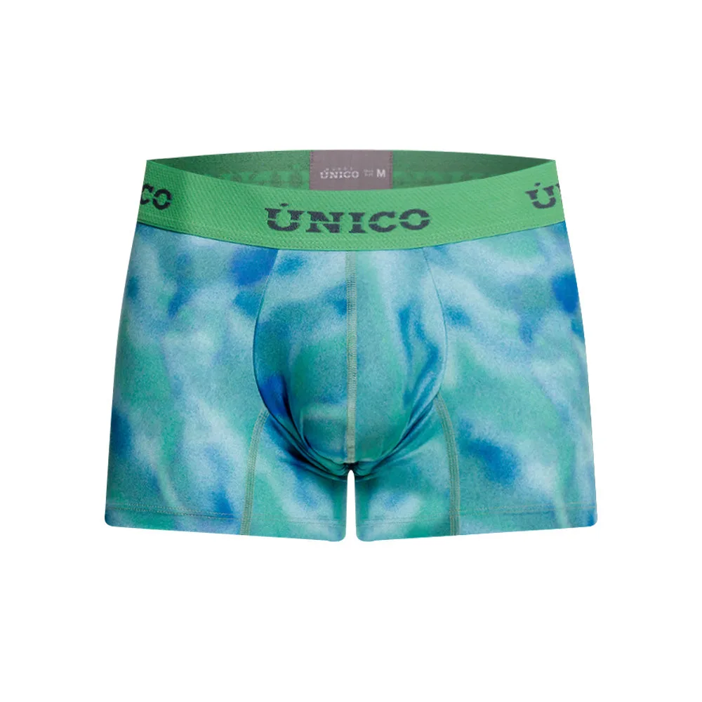 SHORT SILK BOXER SHORTS GREEN