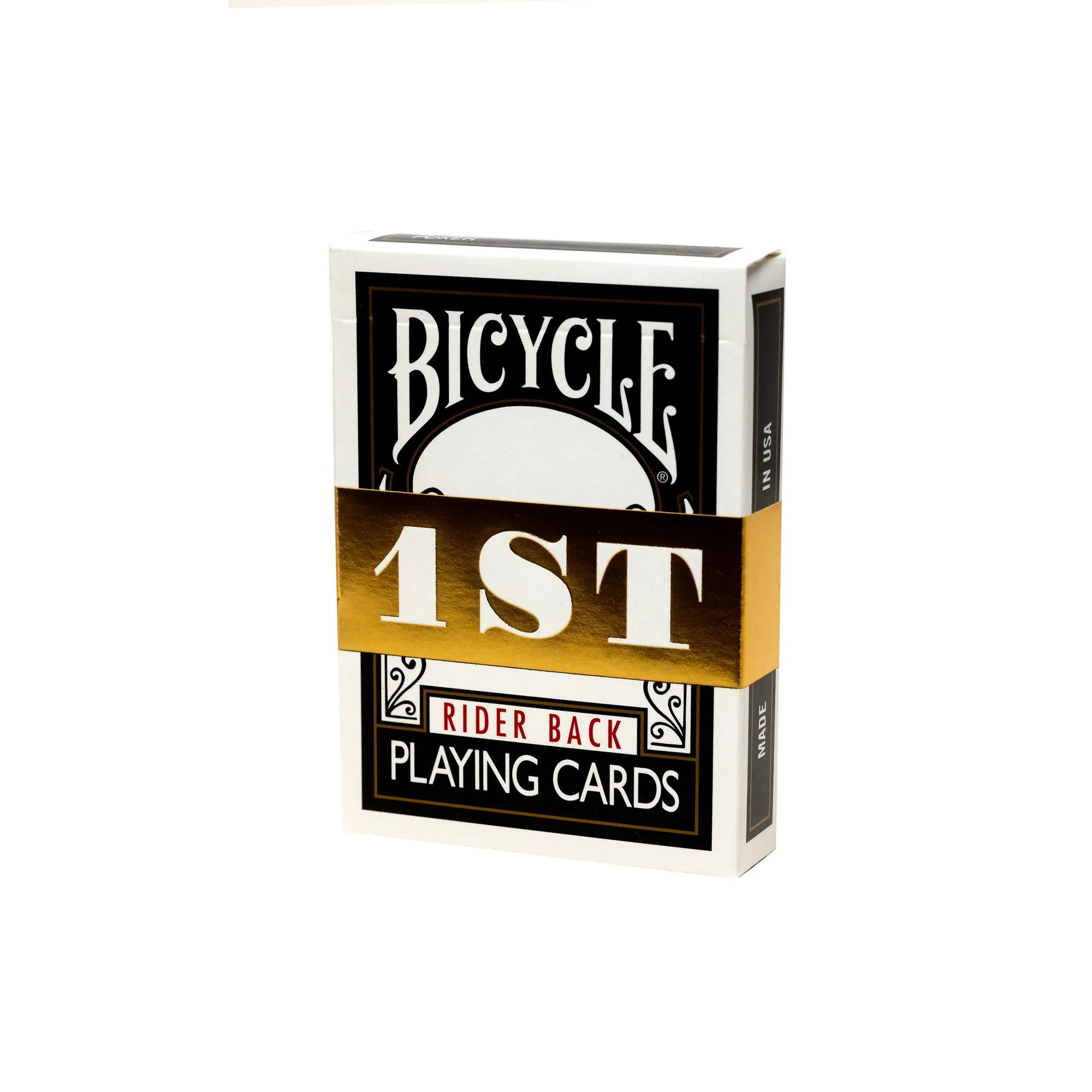 بطاقات Bicycle Rider Backs الإصدار الأول باللون الأسود