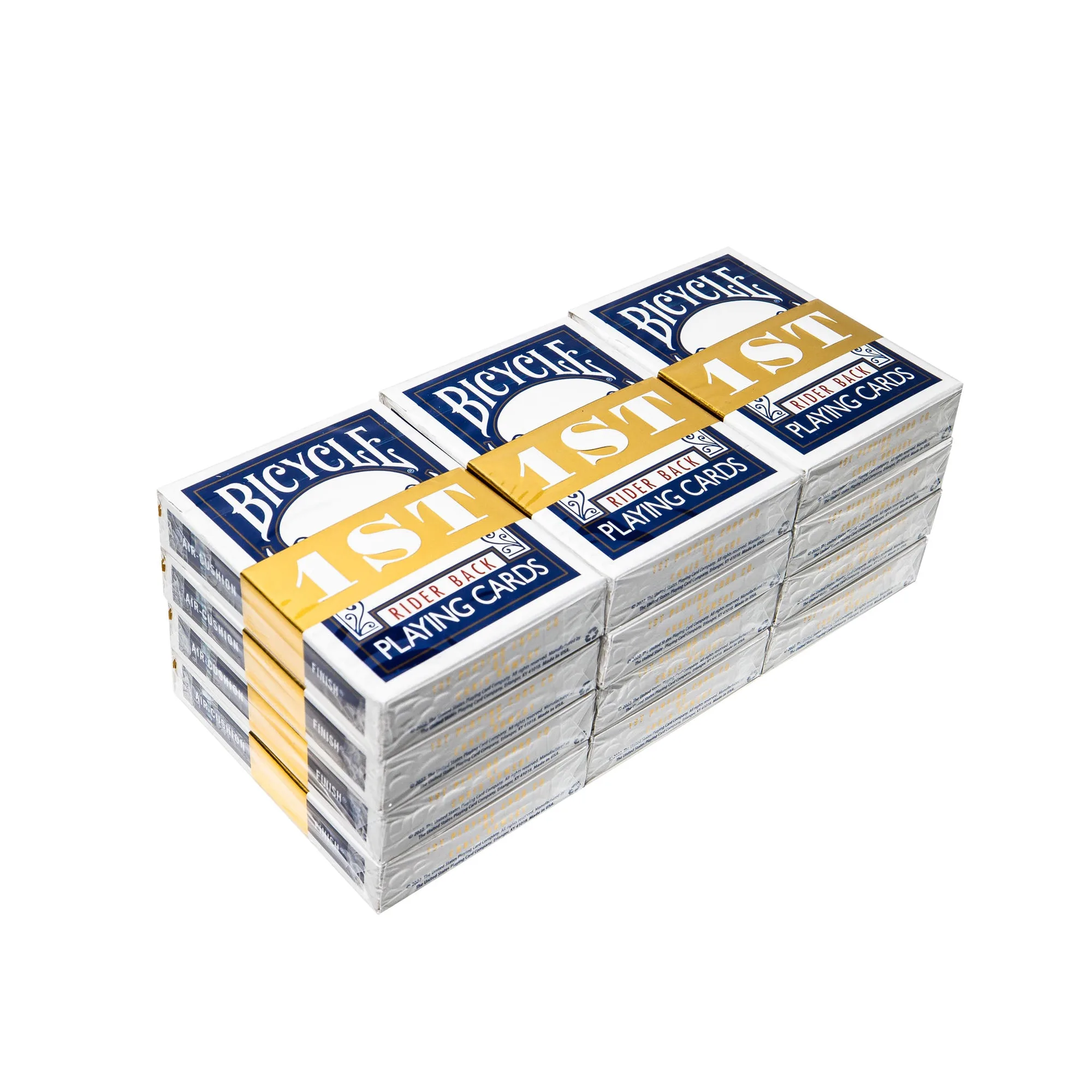 1ST Edition Bicycle Rider Backs Brick Box In Blue