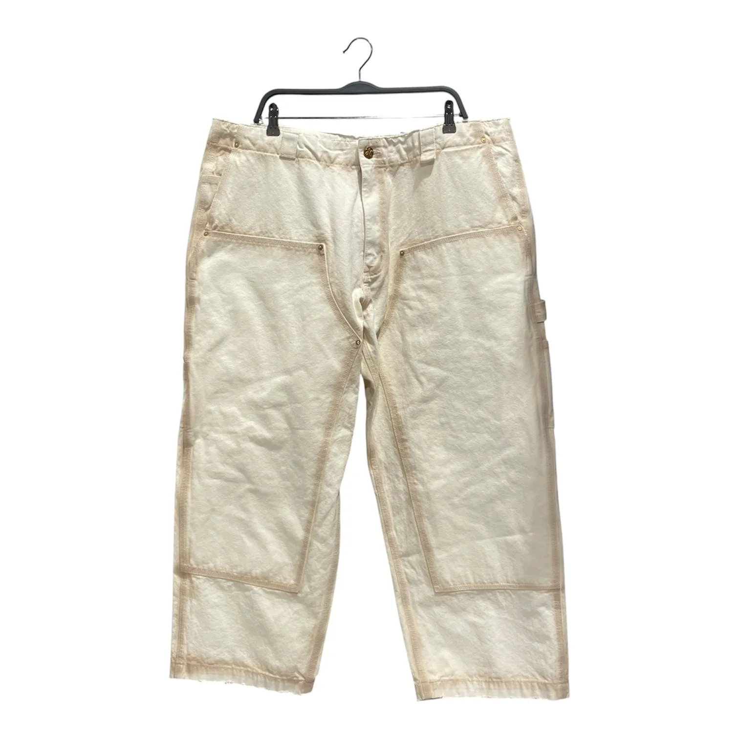 WILLY CHAVARRIA/Carpenter Pants/M/Cotton/WHT/Toluca Work Pant