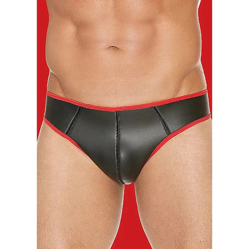 BDSM Pet Play Bondage Puppy Play Neoprene Jockstrap Red S/M Animal Roleplay
