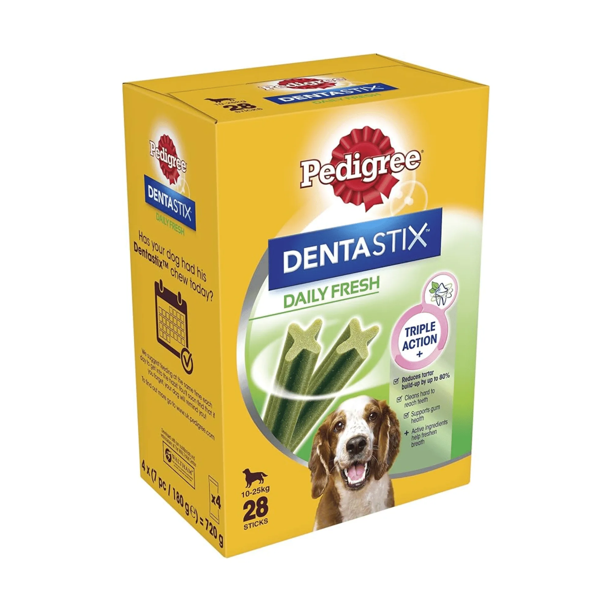 Pedigree Dentastix Fresh Daily Medium Dog Treats - 28 Pack