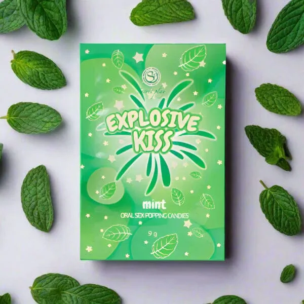 Explosive Kiss Mint Popping Candies