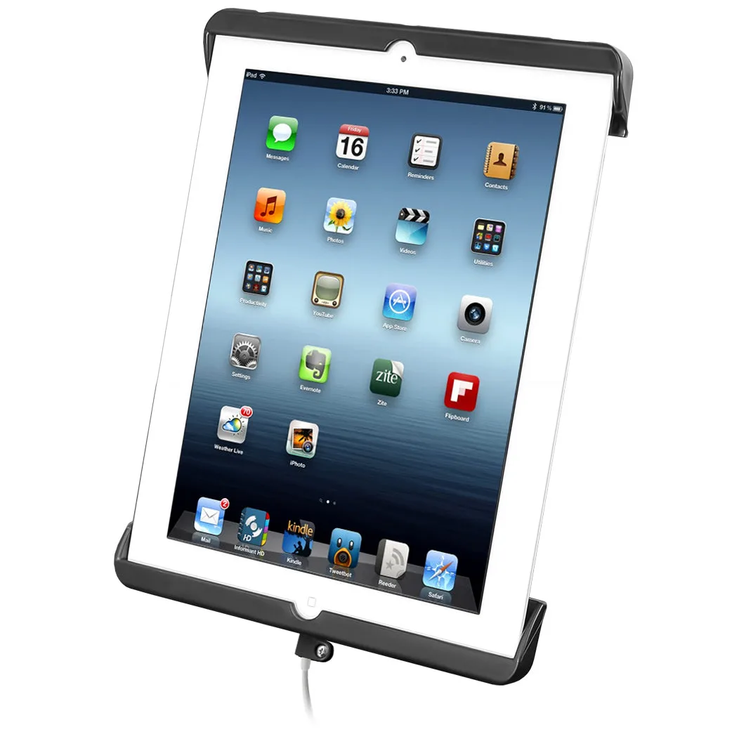 RAM® Tab-Dock™ 彈簧式支架(適用於Apple iPad第4代)