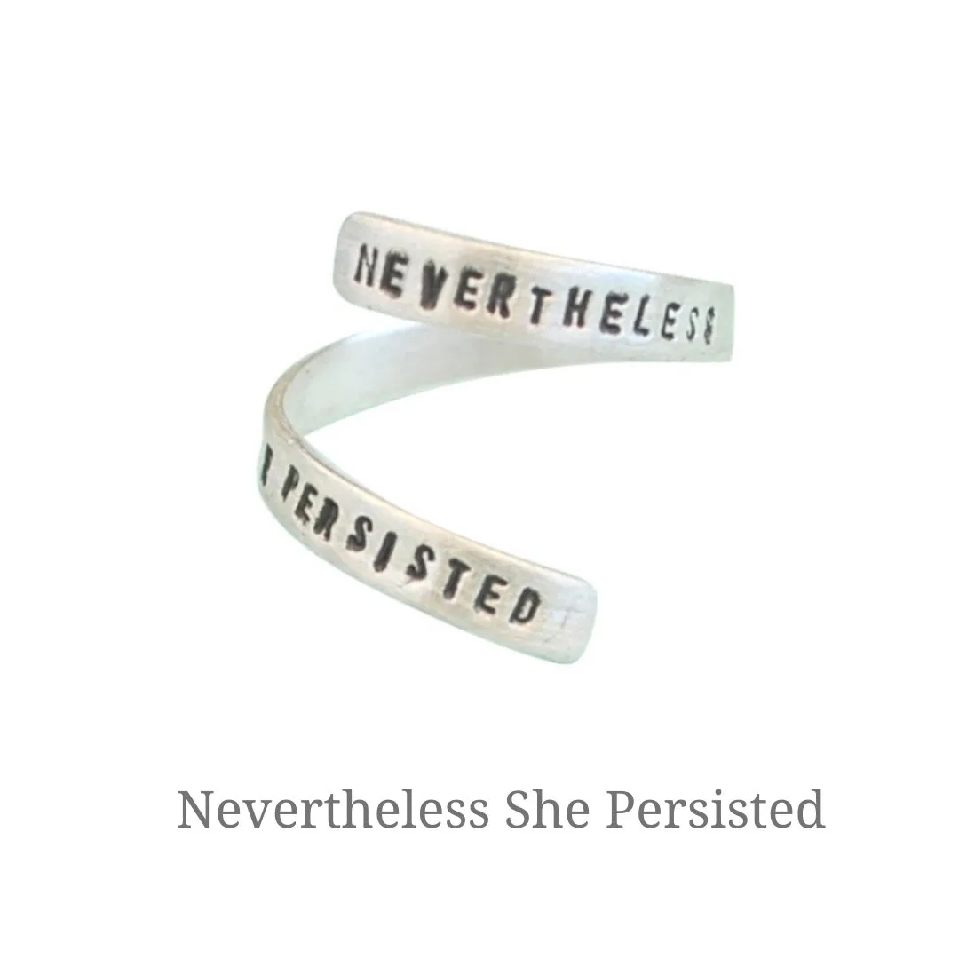 Nevertheless She Persisted - Wickelring