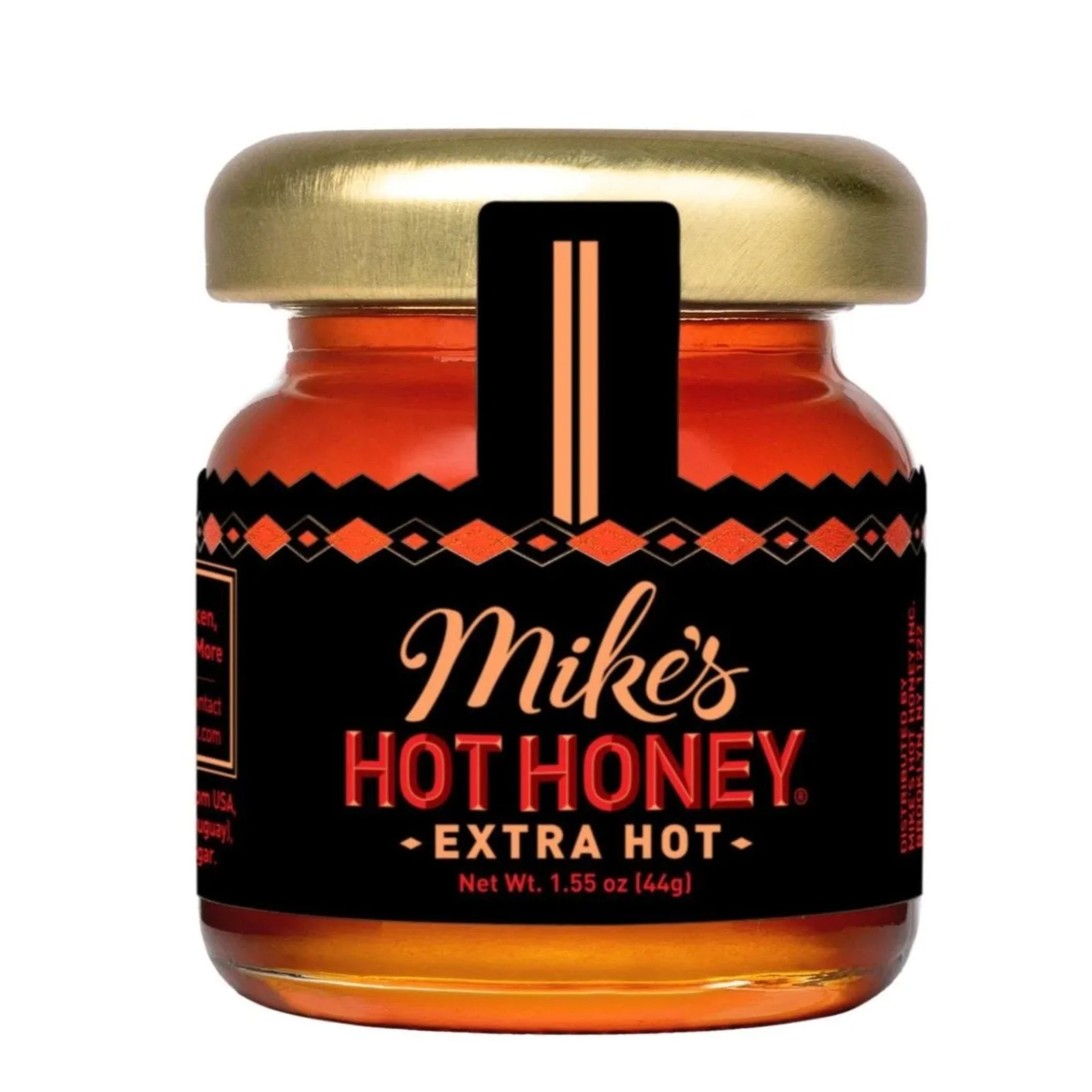 NOVÝ Mike's Hot Honey EXTRA HOT 1.55oz Mini Sklenice (12 ks)