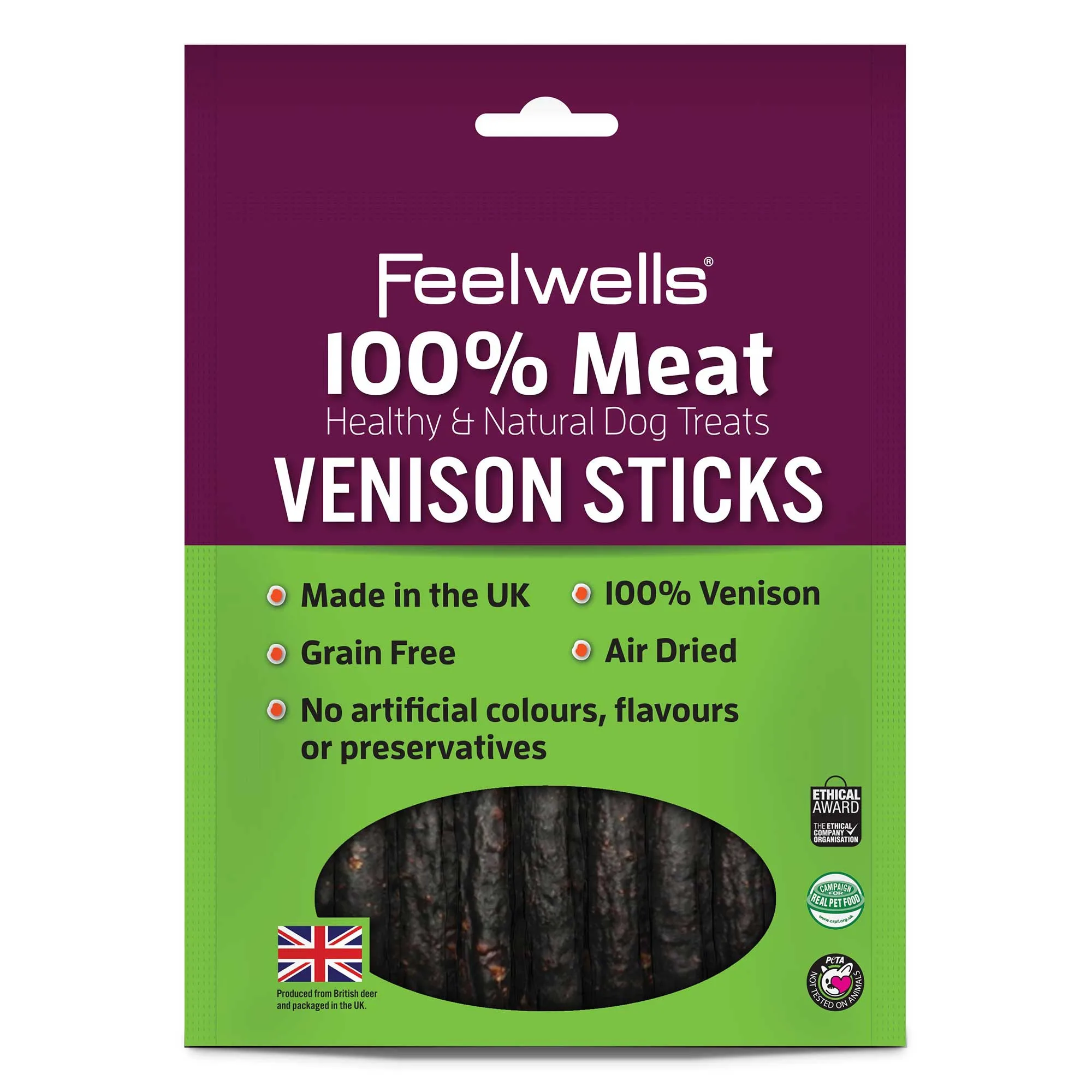 Feelwells Venison Sticks: Healthy 100% Meat Dog Treats?