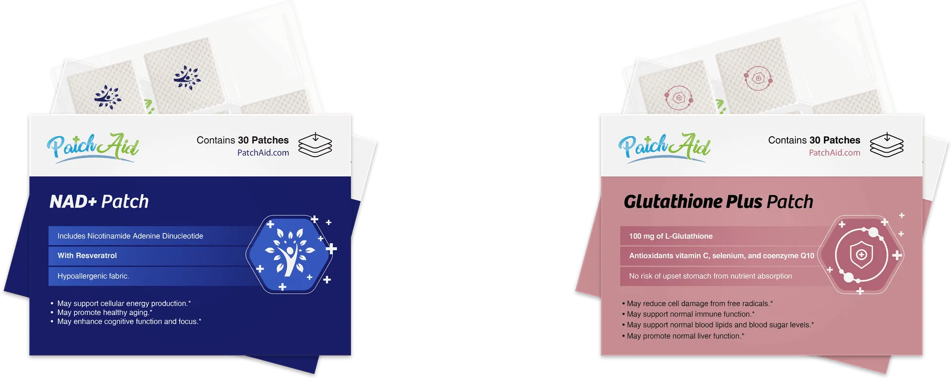 Glow & Renew Duo เทียบกับ Antioxidant Vitamin Patch Pack