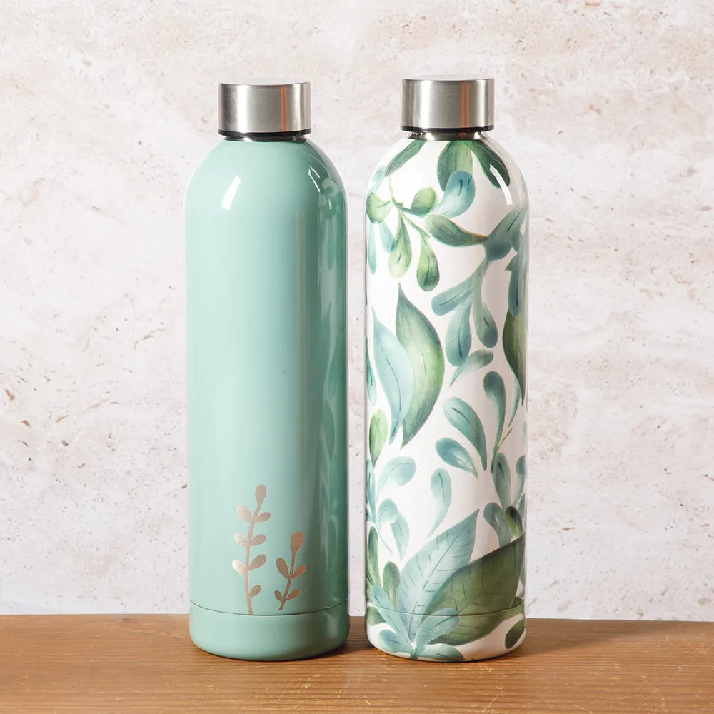 Botellas aislantes: ¿vidrio o acero inoxidable?