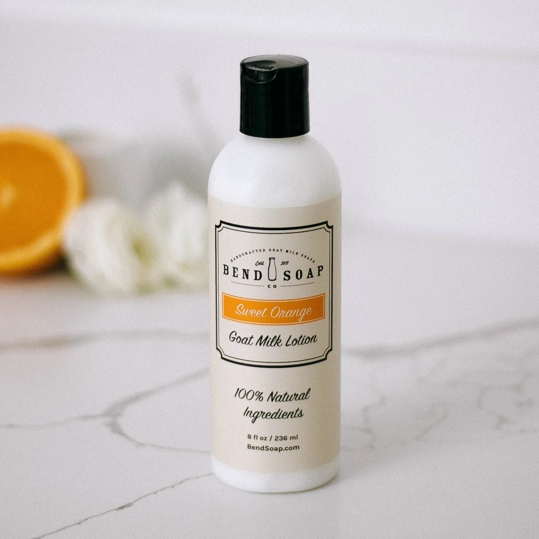 Sweet Orange Goat Milk Lotion for Dry Skin Relief