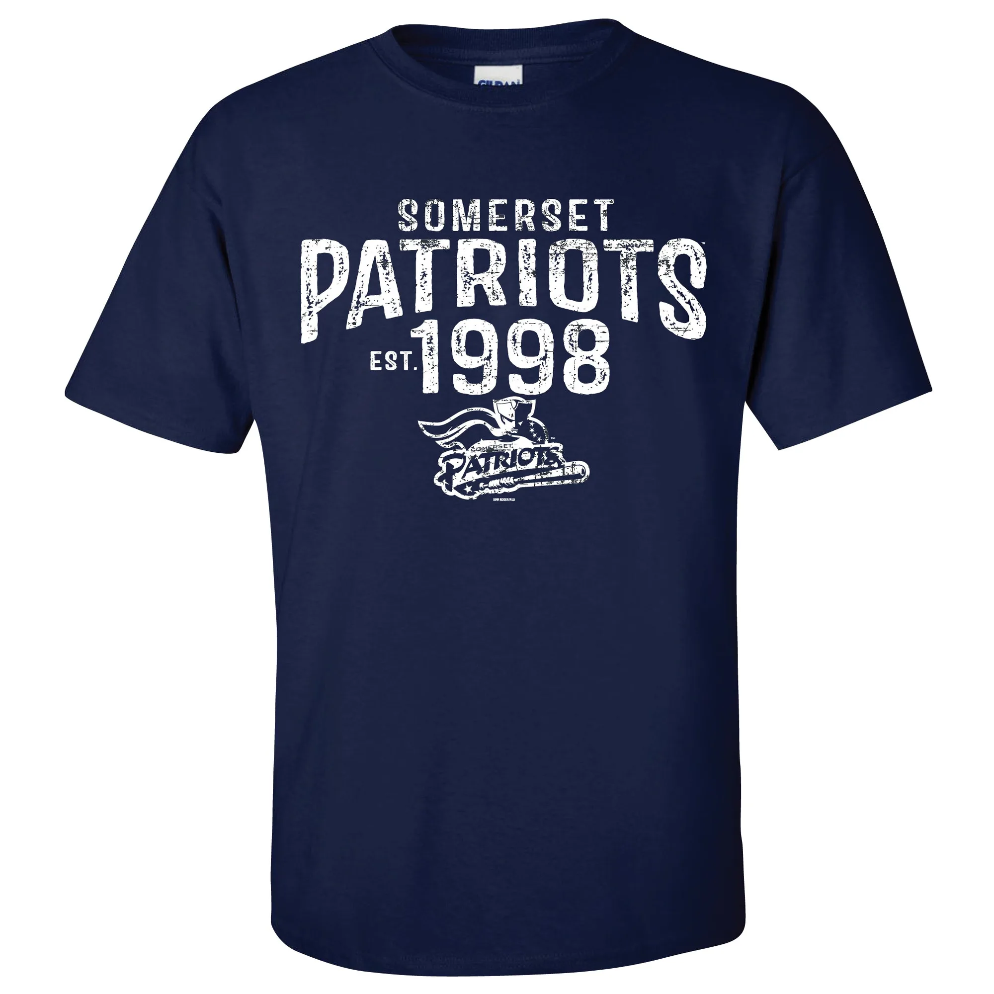 تيشيرت Somerset Patriots Cotton Navy Ainge Est.