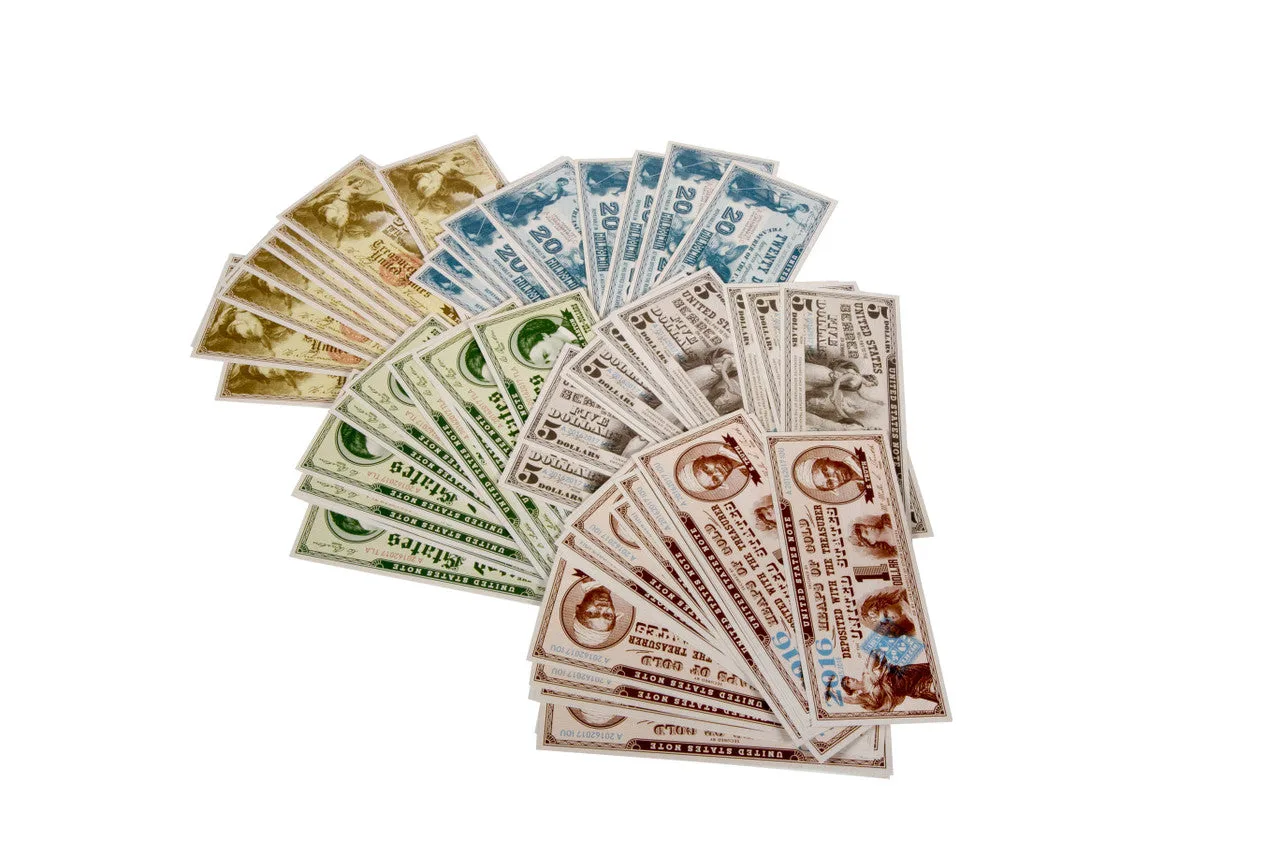 Cómo guardar dinero de juguete de papel: presidentes y mujeres famosas