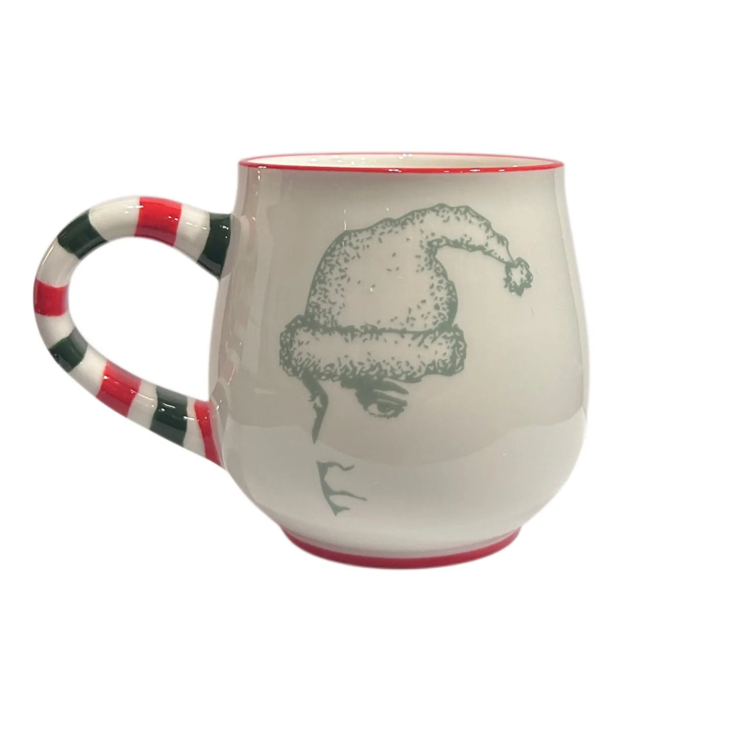 Elvis Embossed Postage Stamp Christmas Mug