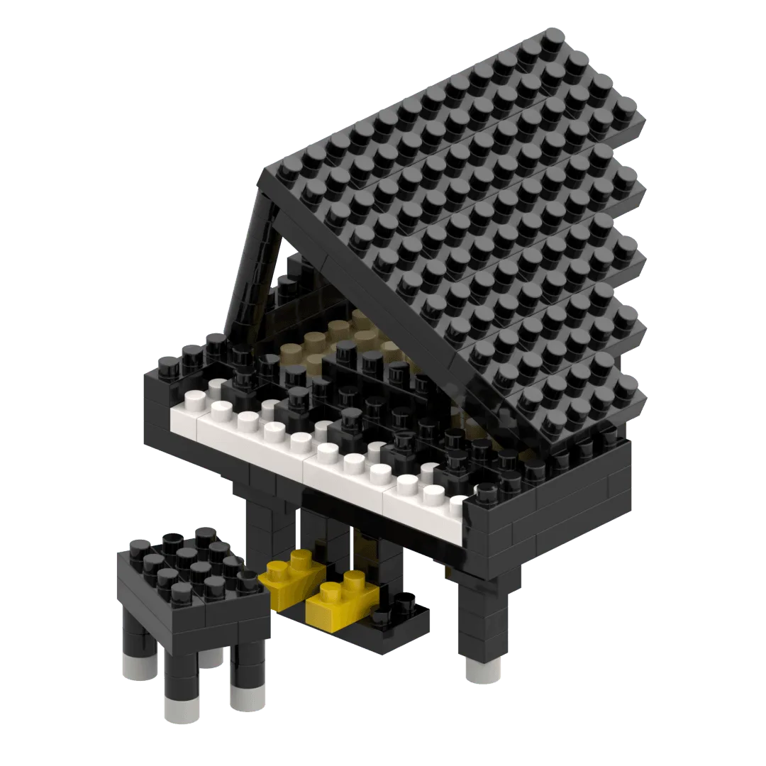 Saco grande com fecho Preto Piano