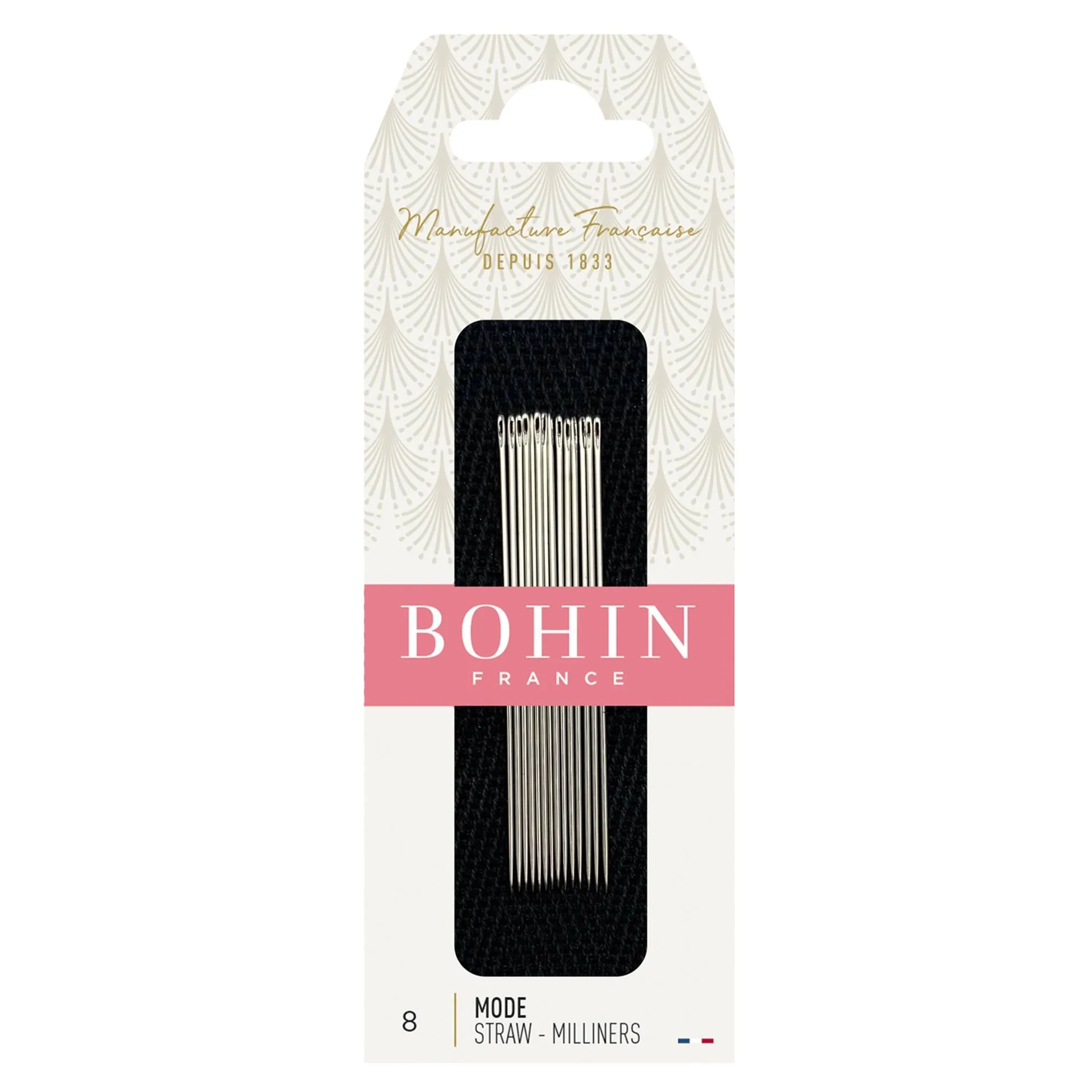 BOHIN | Milliner Needles | Size 8 | Pack of 15