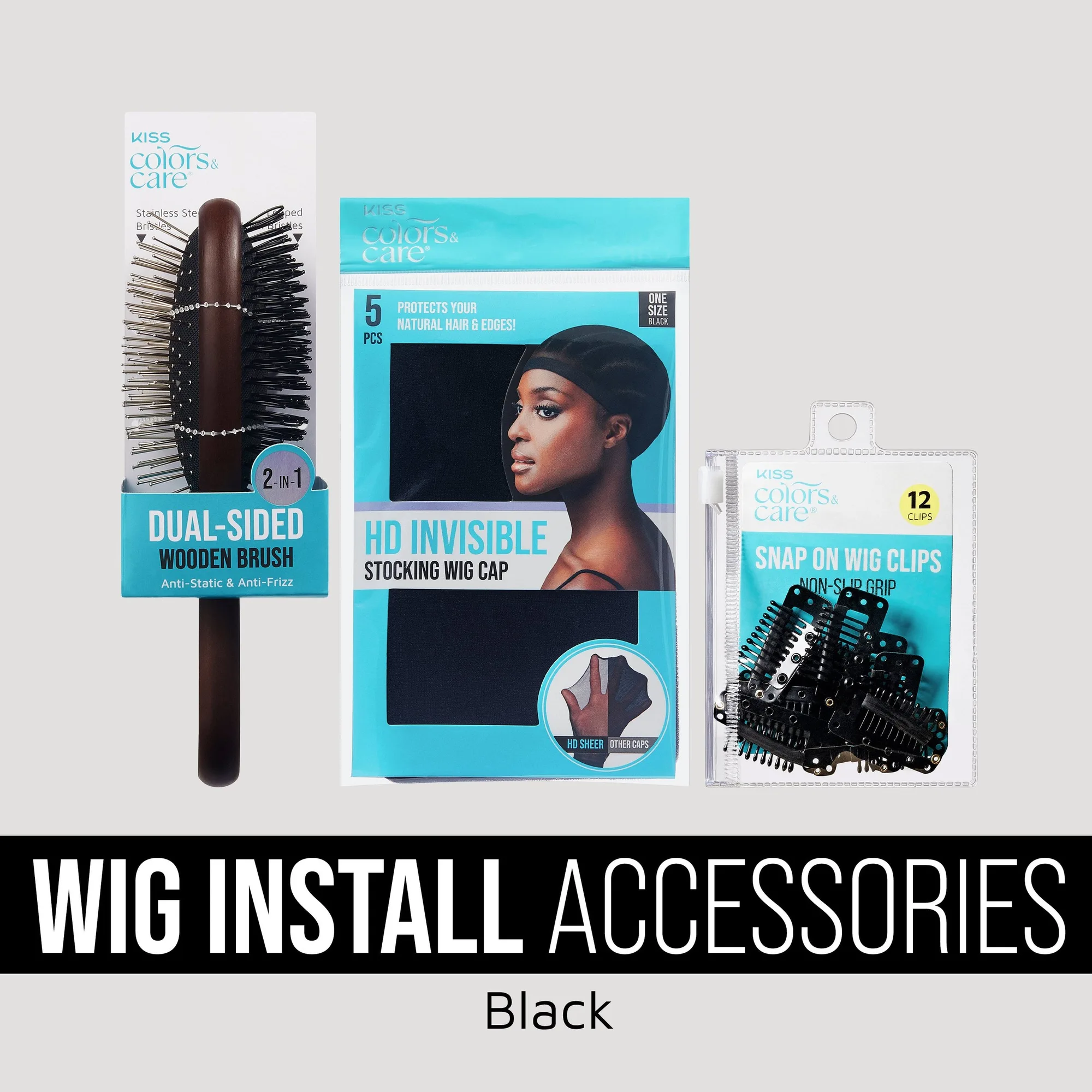Kit accessoires Kiss pour perruque : contenu et mode d'emploi