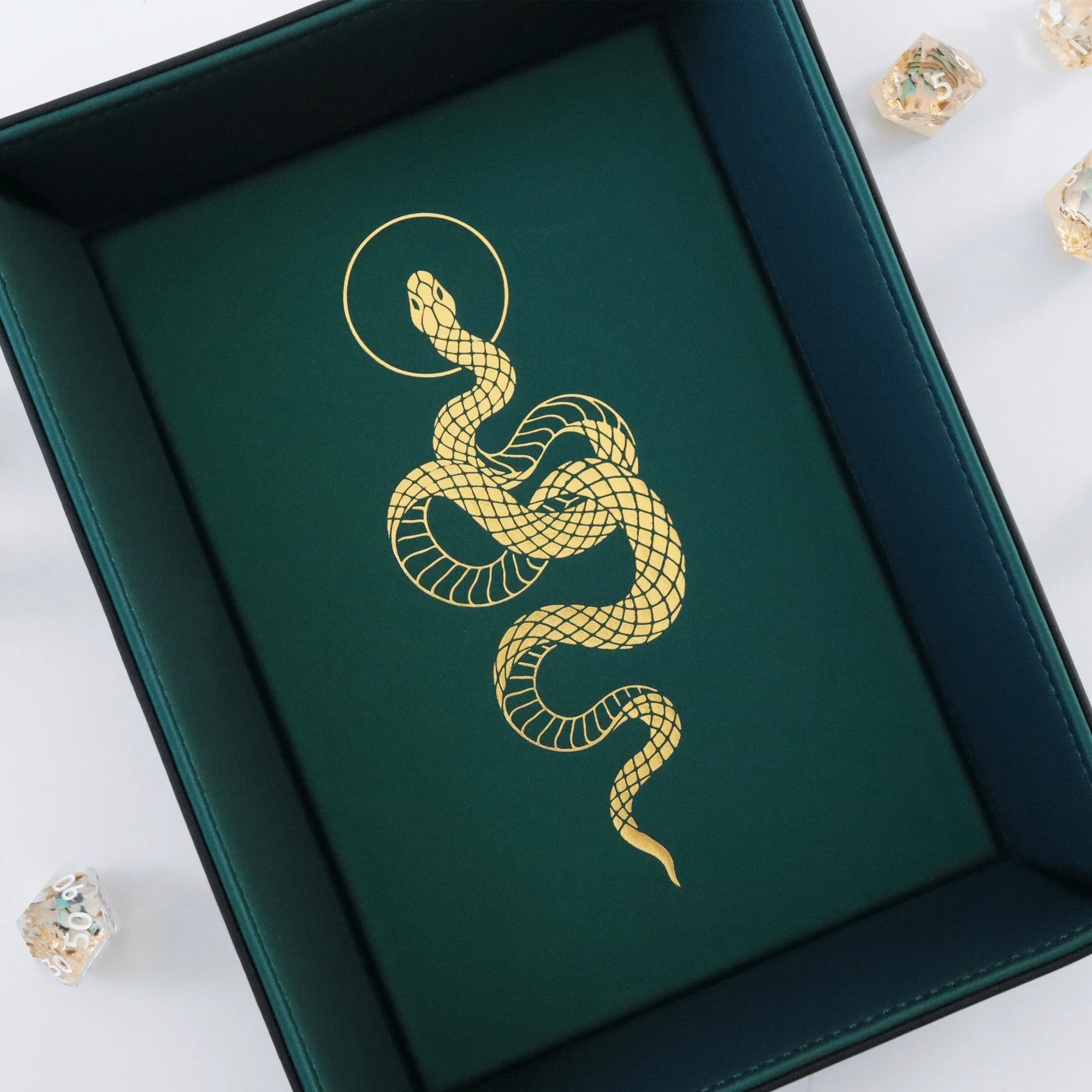 Divine Serpent Dice Tray