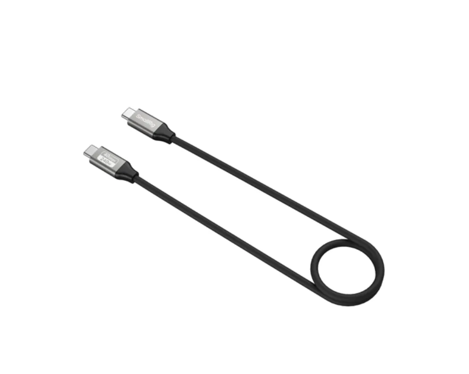 SmallRig USB-C Data Cable (Straight to Straight, 60cm / 23.6in) (40Gbps + 240W + 8K)