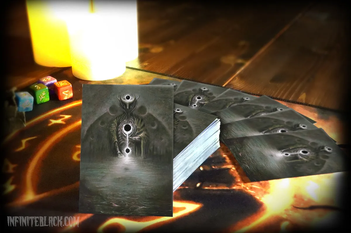 Card Sleeves - "White Night, Black Stars, Dim Carcosa"