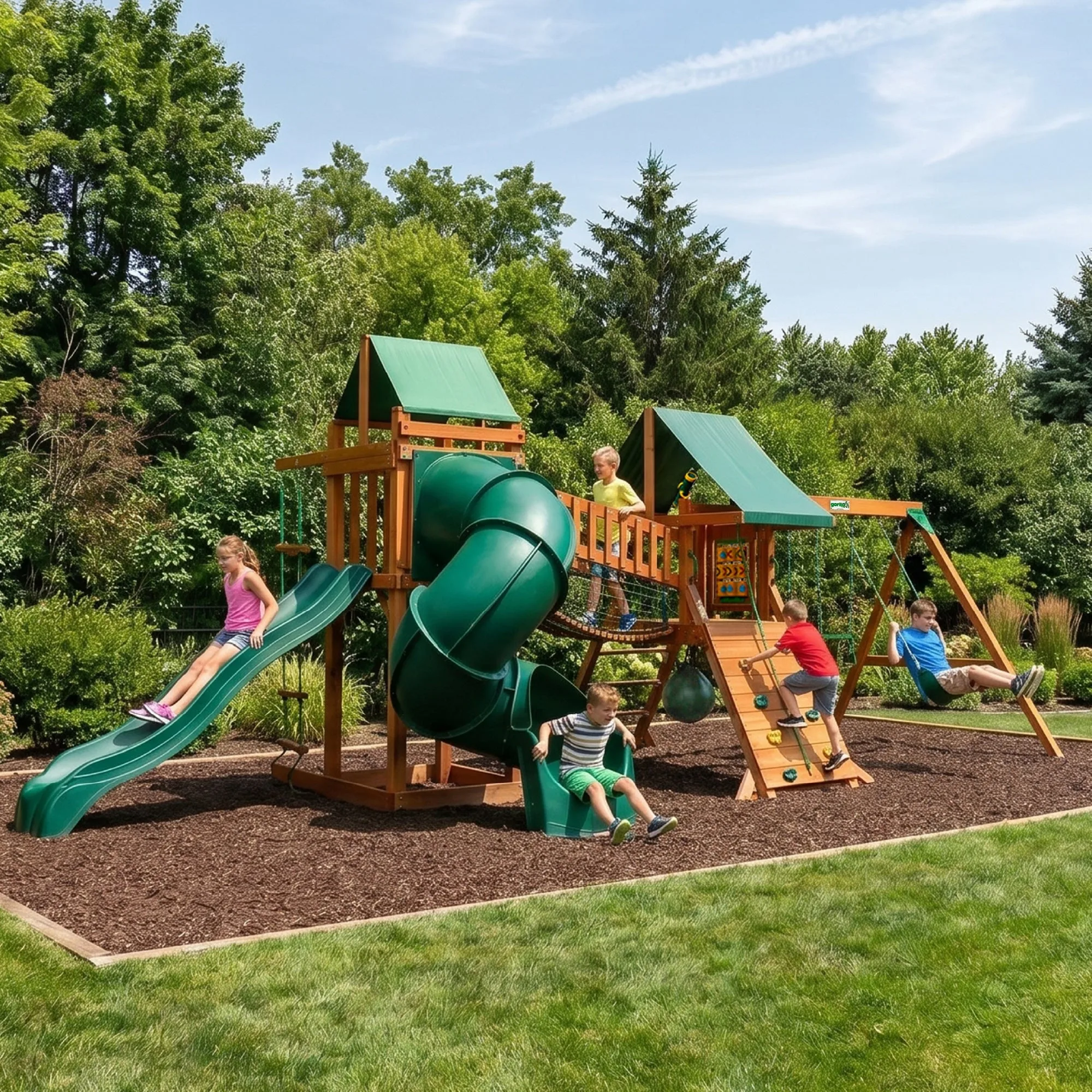 High Point Deluxe Swing Set