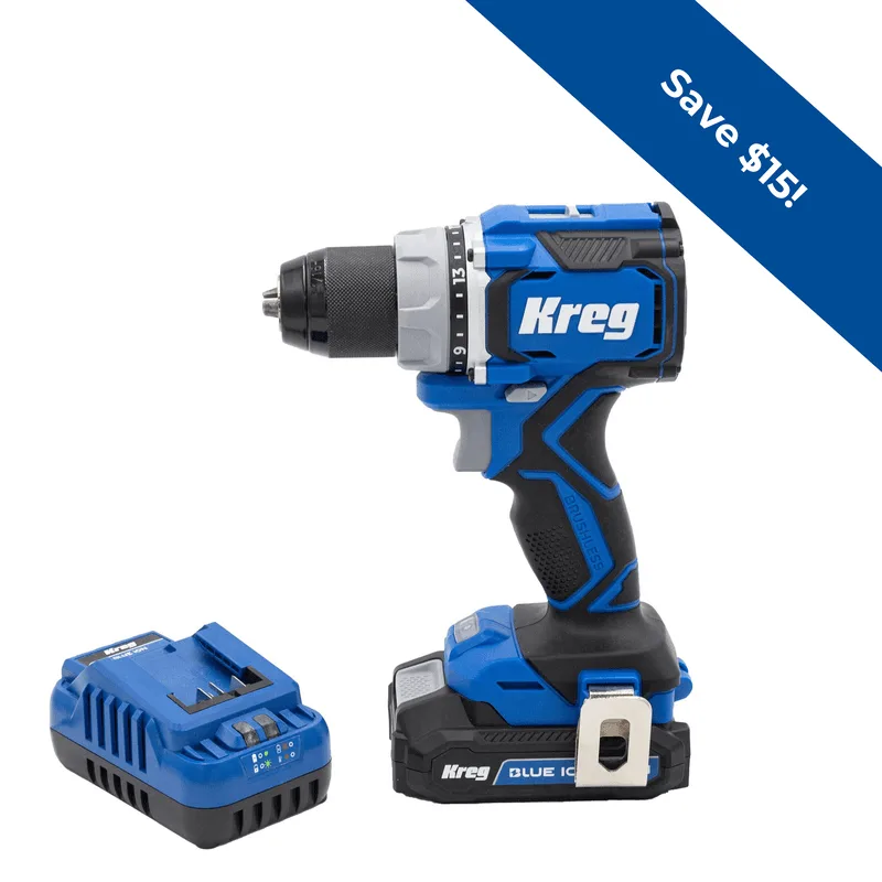 Kreg 20V compacte boor versus andere draadloze boormachines