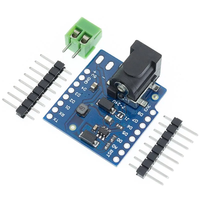 WEMOS D1 Mini / Pro DC‑Power‑Shield V1.1.0