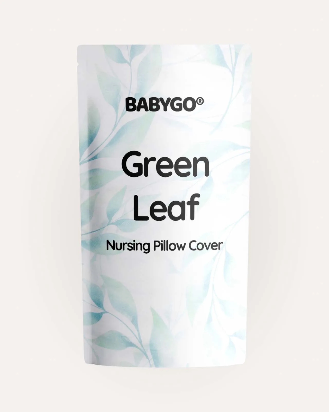 BABYGO® Green Leaf Nursing Pillow Cover