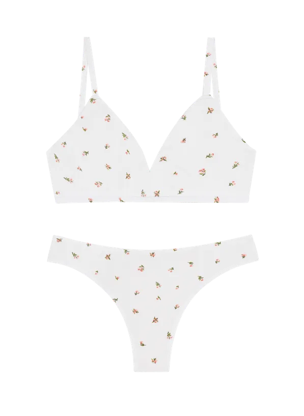 Triangle Bra & Low Profile Thong Set