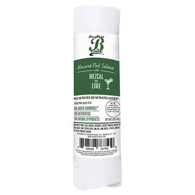 BROOKLYN CURED UNCURED PORK MEZCAL LIME SALAMI (5 OZ)