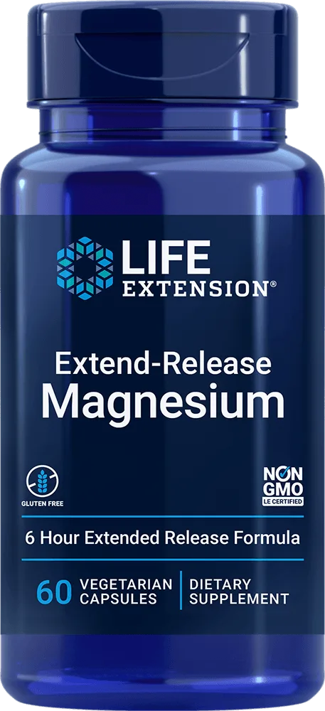 Extend-Release Magnesium, 60 vegetarian capsules
