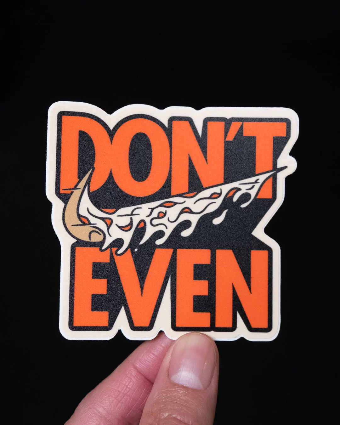 Pizza Slice 'Don't Even' - Die-Cut Vinyl Sticker