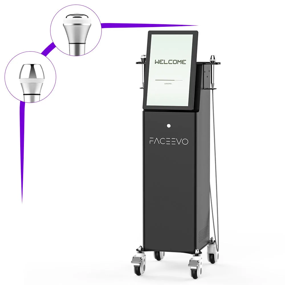 FaceEvo Ultrasound Facial Machine - 3 & 10 MHz Dual Frequency for Professional Skin Rejuvenation