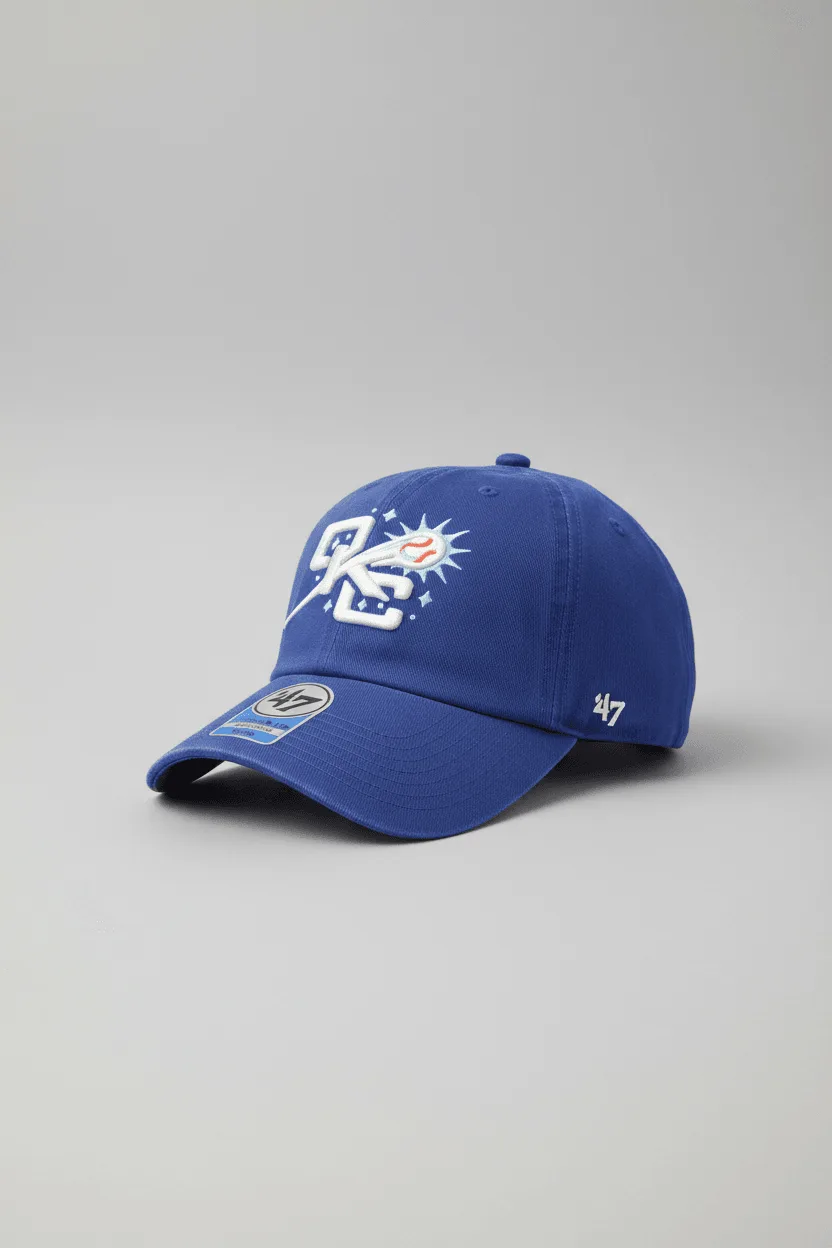 OKC Comets Youth Home Blue Adjustable Cap