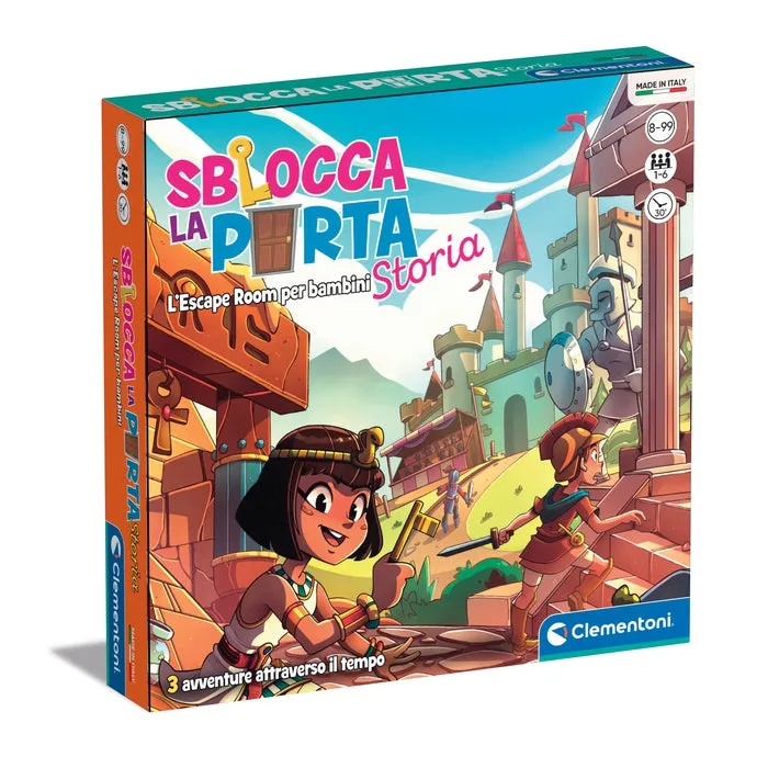Sblocca la Porta: History vs Wild Escape Room para crianças
