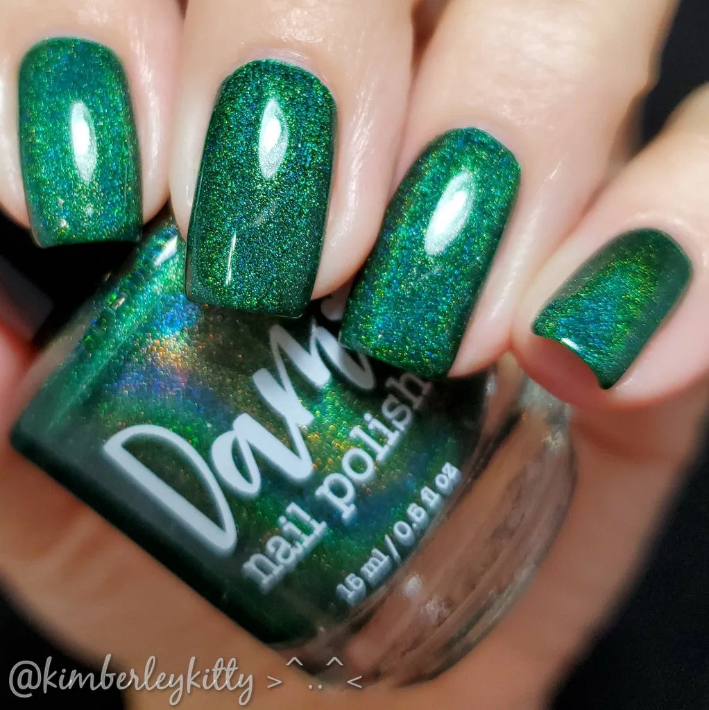 Garnet, Aquamarine & Emerald Holographic Polishes