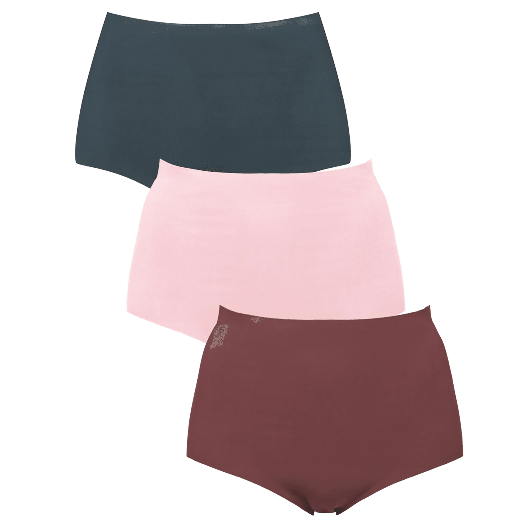 Seamless maxi 3-pack - Brown