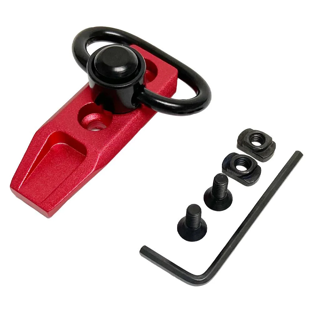 Kit de Montaje de Eslinga Giratoria QD de Aleación Roja de Fijación Directa Modular