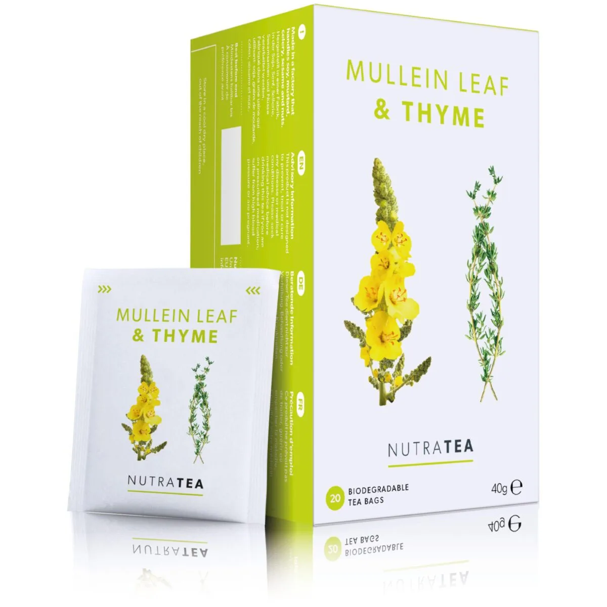 Mullein Leaf & Thyme Tea – 20 Tea Bags