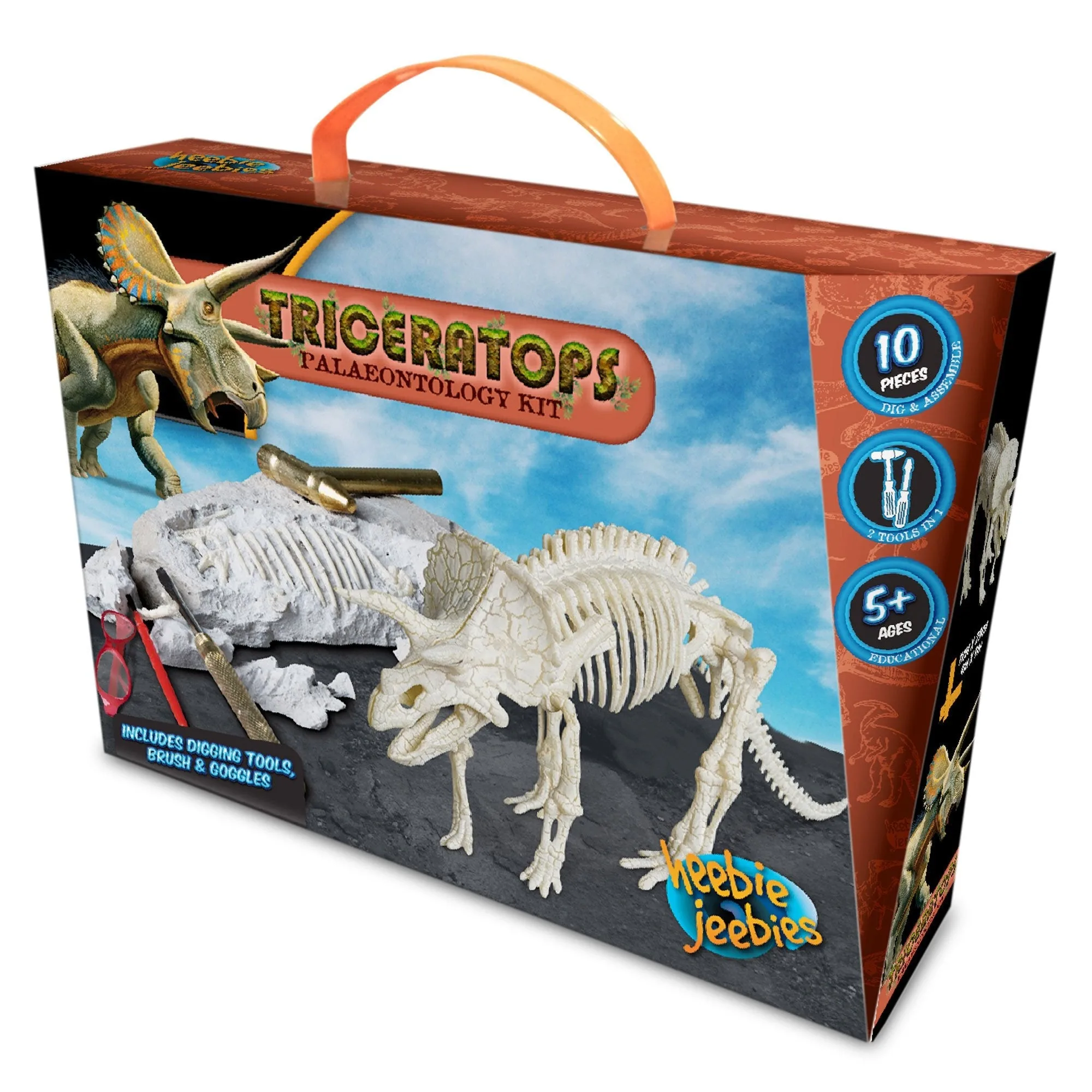 Triceratops Paleontology Kit