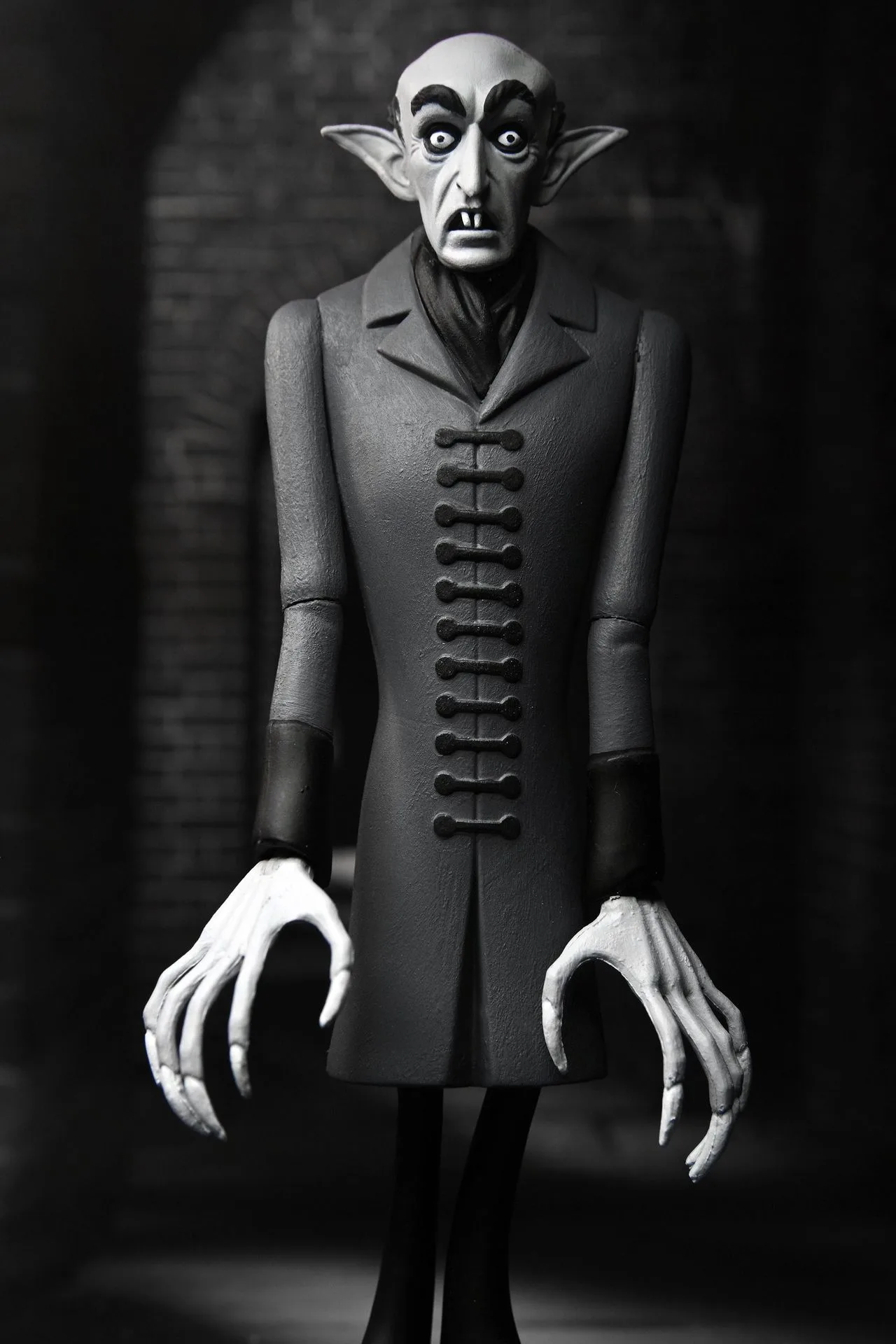 Nosferatu - Toony Terrors hrabě Orlok 6" akční figurka (stříbrné plátno)