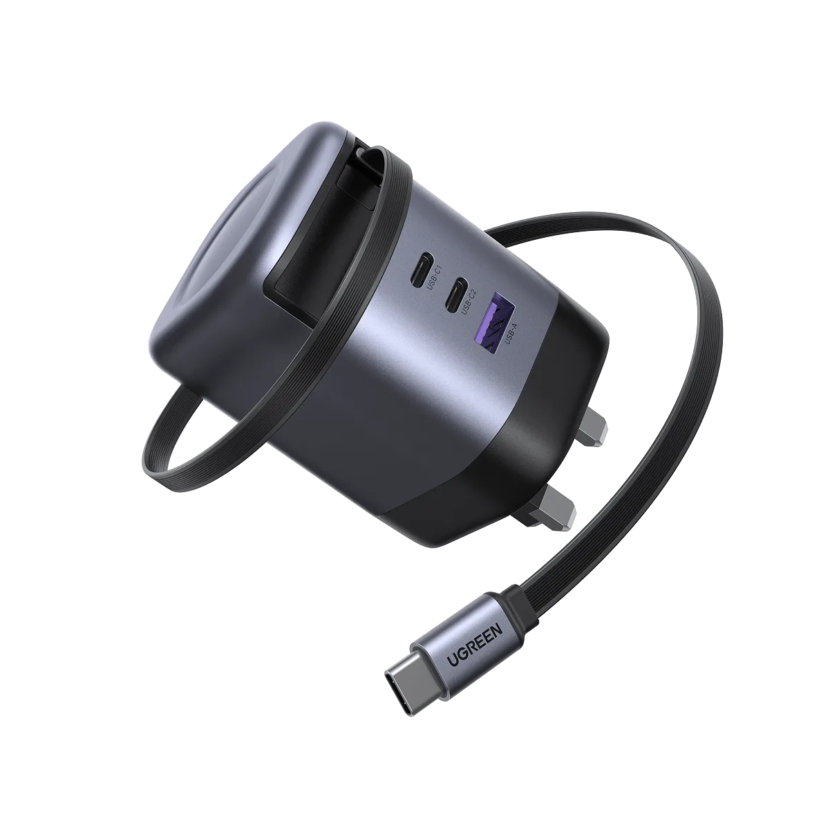 Cargador UGREEN 100W USB-C retráctil: guía de compra para viajes