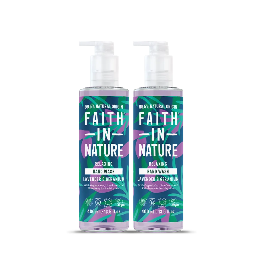 Lavender & Geranium hand wash duo