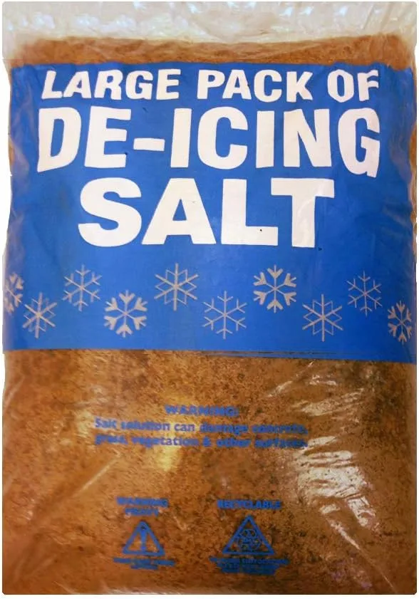 Using Brown Deicing Rock Salt Safely in Your Garden