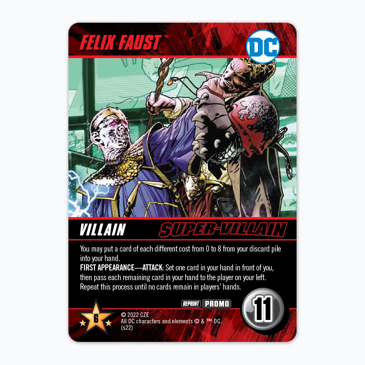 DC Deck-Building Game: Felix Faust Promo Card