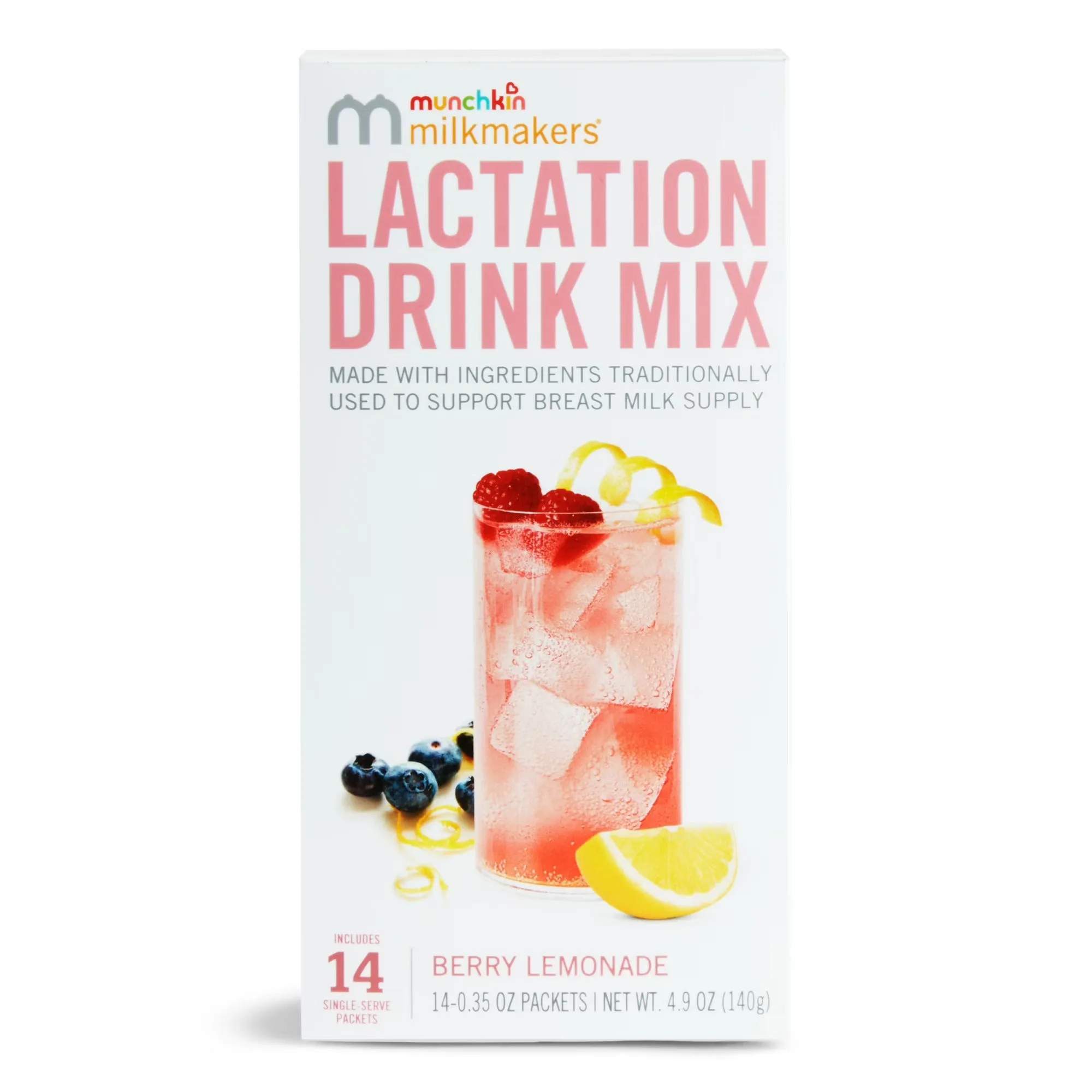 Munchkin Milkmakers Lactation Drink Mix Berry Lemonade