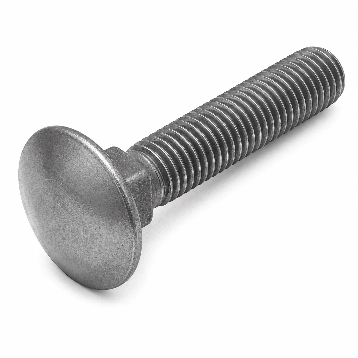 1/2-13 X 6-1/2" Carriage Bolts | A307 Grade A Zinc Plated Steel (25 / Pkg.)