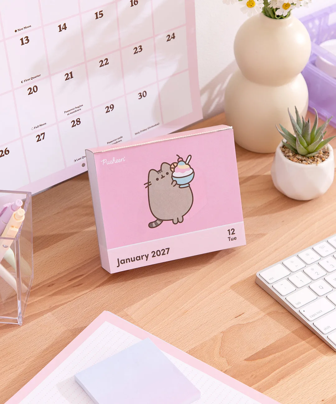 Calendrier de bureau Pusheen 2027 : À quoi s'attendre