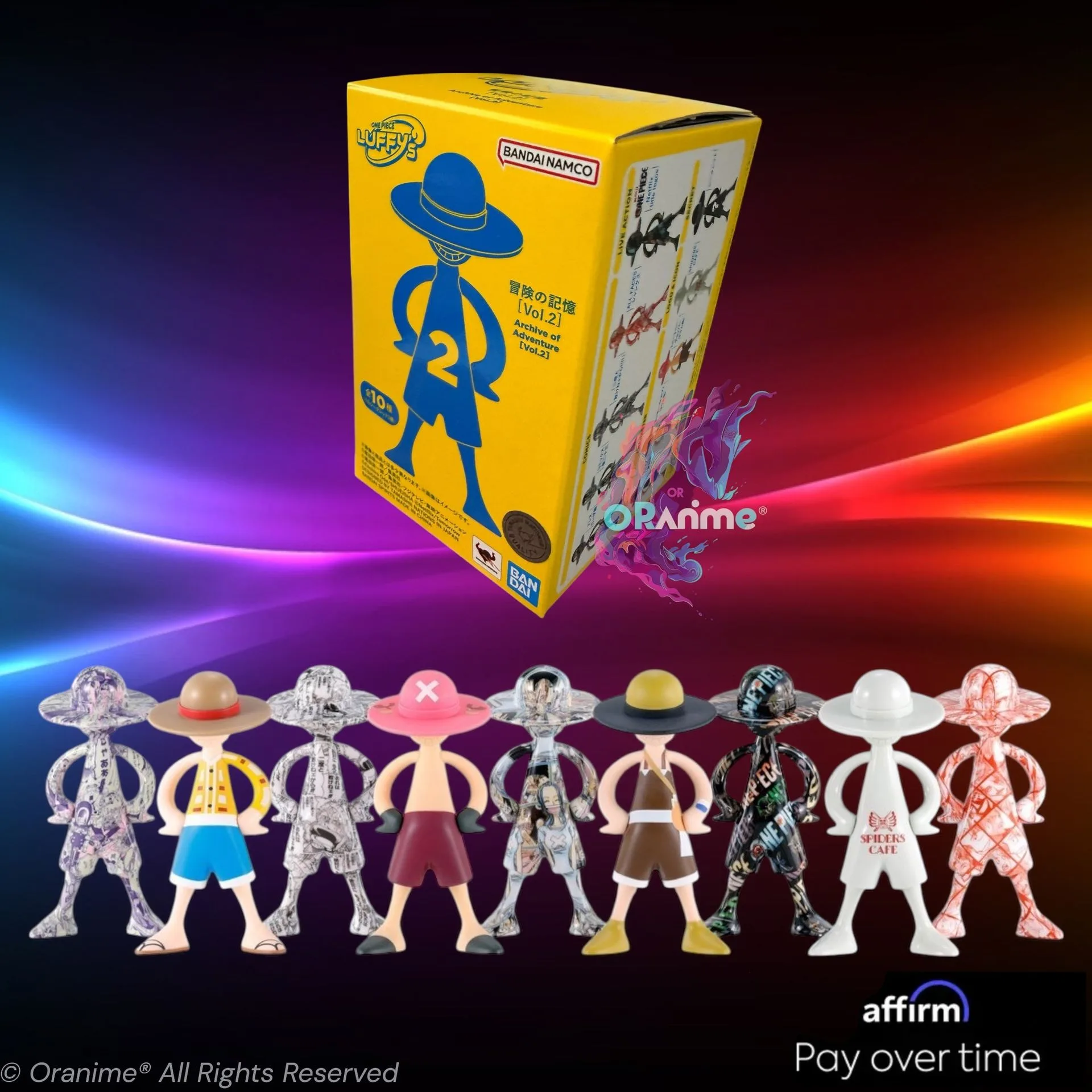 One Piece Luffys Abenteuer-Archiv Band 2 Blind-Box-Minifigur