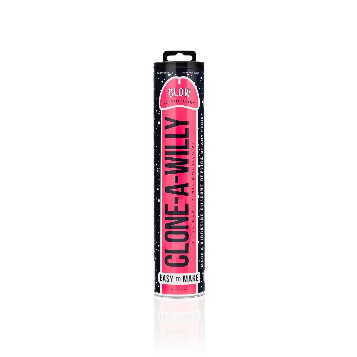 Clone-A-Willy Silicone DIY Homemade Vibrating Dildo Penis Molding Kit - Glow in the Dark Pink