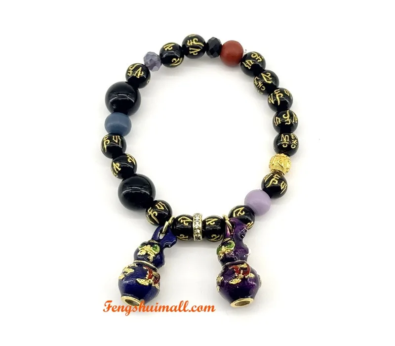 Pair of Blessing Wu Lou Amulet Door Hanger